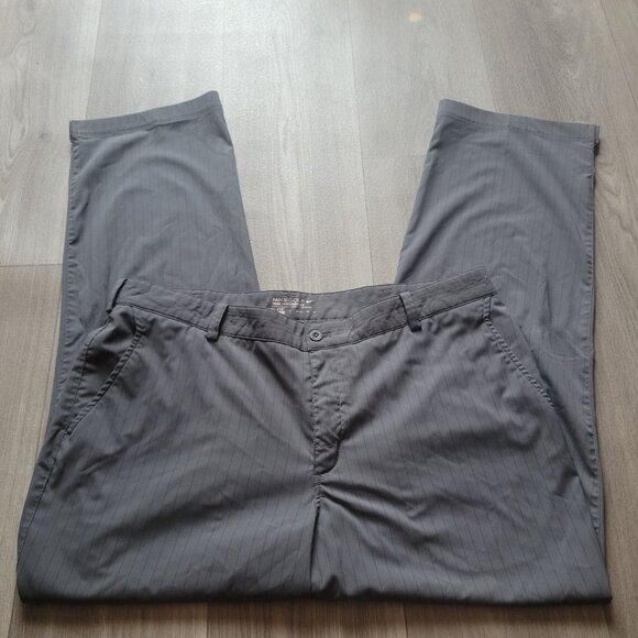 Nike Golf Dri-Fit Gray Striped Pants Mens Size 36 - Picture 2 of 8